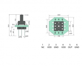 Atmospheric Pressure Sensor Transmitter Module 5V Sensor Module